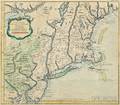 North America East Coast Southern Maine to Virginia Jacques Nicolas Bellin Carte de la Nouvelle Angleterre New York Pensilvanie et