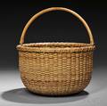 Deep Round Swinghandled Nantucket Basket