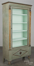 Italian painted vitrine