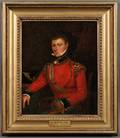 British School 19th Century Portrait of an Officer Thought to be Captain Thomas James