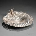 South American Sterling Silver Shellform Dish