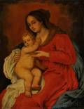 Manner of Bartolom Esteban Murillo Spanish 16181682 Virgin and Child