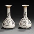 Pair of Doulton Lambeth Carrera Vases