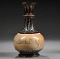Doulton Lambeth Hannah Barlow Decorated Stoneware Vase