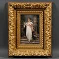 KPM Handpainted Porcelain Plaque Depicting Queen Louise of Prussia