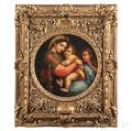 After Raffaello Sanzio called Raphael Italian 14831520 Copy after the Madonna della Seggiola or della Sedia 