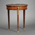 Louis XVIstyle Ormolumounted and Kingwood and Tulipwoodveneered Occasional Table