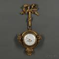 Charles Hour Neoclassical Giltbronze Wall Clock