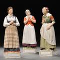 Three Royal Copenhagen Porcelain Figures of Women