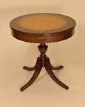 Circular Mahogany Drum Table