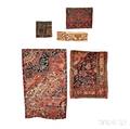 Five Persian Rug Samplers