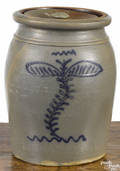 Pennsylvania twogallon lidded crock 19th c