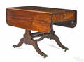 Philadelphia or New York Federal mahogany library table ca 1815