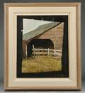 Adolf Sehring American b 1930 View of a New England Barn