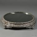 George IV Sterling Silvermounted Mirrored Plateau