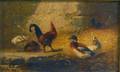 John Henry Dolph American 18351903 Chickens and Ducks