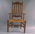 Country Carved Maple Banisterback Armchair