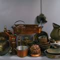 Large Group of Mostly Copper Domestic and Utility Items
