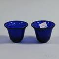 Pair of Blue Peking Glass Cups