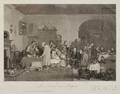 JeanPierreMarie Jazet French 17881871 After Sir David Wilkie British 1785 1841 Two Prints Le Jour de Loyer