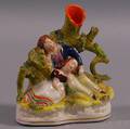 Staffordshire Figural Spill Vase
