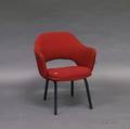 Seagram Midcentury Red Upholstered Chair