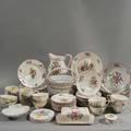 French Luneville Partial Porcelain Luncheon Service