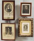 Four Framed Prints After Rembrandt van Rijn Dutch 16061669 Captain William E Baillie Irish 17231810 Old Man with a Long Bea