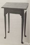 New England Queen Anne maple and cherry table ca 1745