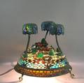 Large Mosaic Glass Lamp