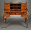 English Walnut Veneer Clerks Desk