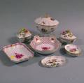 Nine Pieces of Herend Porcelain