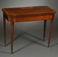 George III Inlaid Mahogany Veneer Card Table