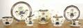 Gaudy Welsh eightpiece tea service