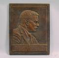 James Fraser 18761953 Bronze Profile Portrait Plaque of President Theodore Roosevelt