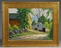 John F Enser American 18981968 Farm Yard