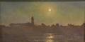Francis Henry Richardson American 18591934 Moonlight Old Town