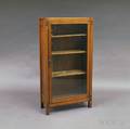 Missionstyle Oak Glazed Bookcase