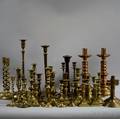 Approximately Fortyone Mostly Brass Candlesticks