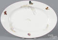 Haviland  Co Limoges porcelain platter with butterfly decoration
