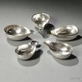 Five George IIIII Sterling Silver Pap Boats