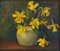 American School 20th Century Still Life with Daffodils