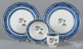 Four pieces of Mottahedeh Society of Cincinnati porcelain