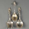 Three American Sterling Silver Flatware Servers