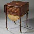 George III Mahogany Sewing Table
