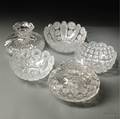 Five Pieces of American Colorless Cut Glass
