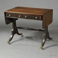 Regency Calamander Sofa Table