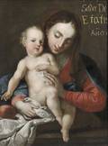 Flemish School 17th Century Style Madonna and Child