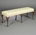 Neoclassicalstyle Upholstered Bench