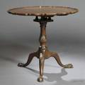 George III Mahogany Tilttop Tea Table